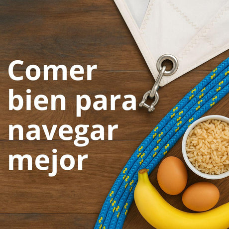 Comer bien para navegar mejor