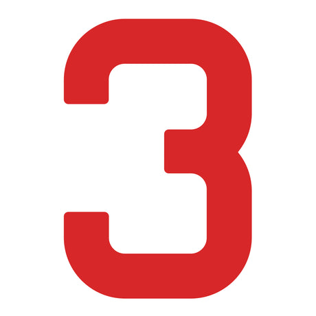 Números de vela 30,5 cm para ILCA 6 y ILCA 7