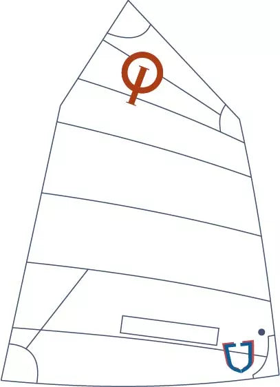 Vela de Optimist competición JSail Blue