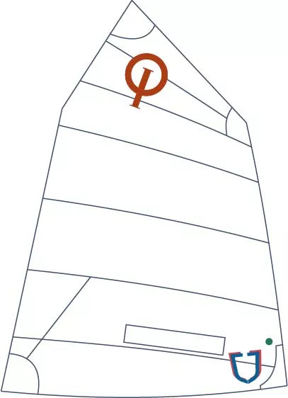 Vela de Optimist competición JSail Green