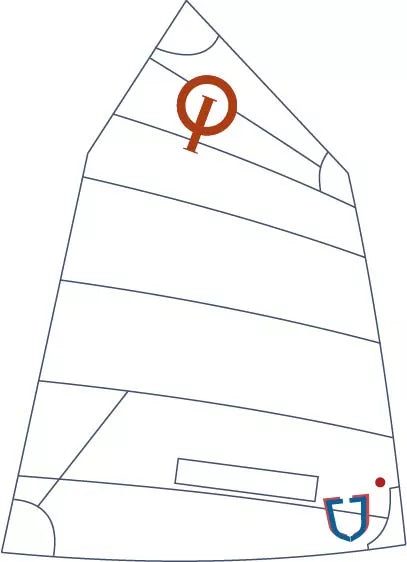 Vela de Optimist competición JSail Red