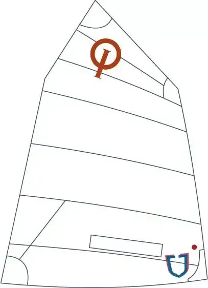 Vela de Optimist competición JSail Red