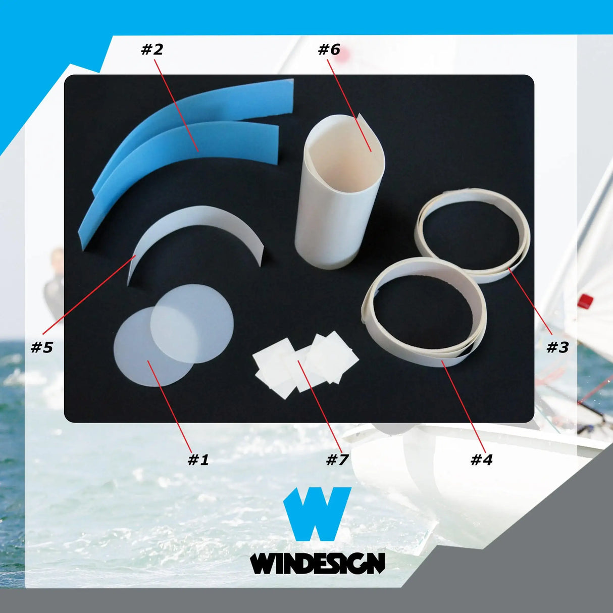 Pack de protectores para ILCA 2