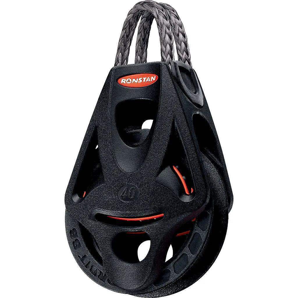 Polea Ronstan simple con arraigo Orbit 40