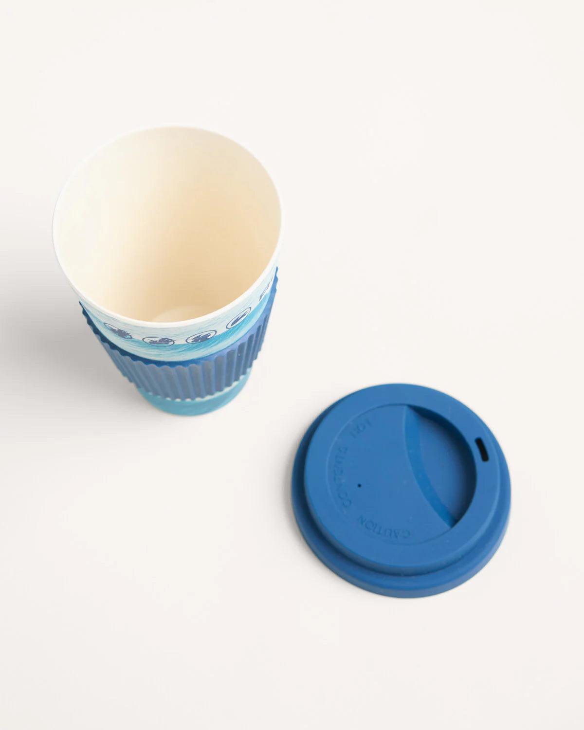 Taza bambú reutilizable Rooster