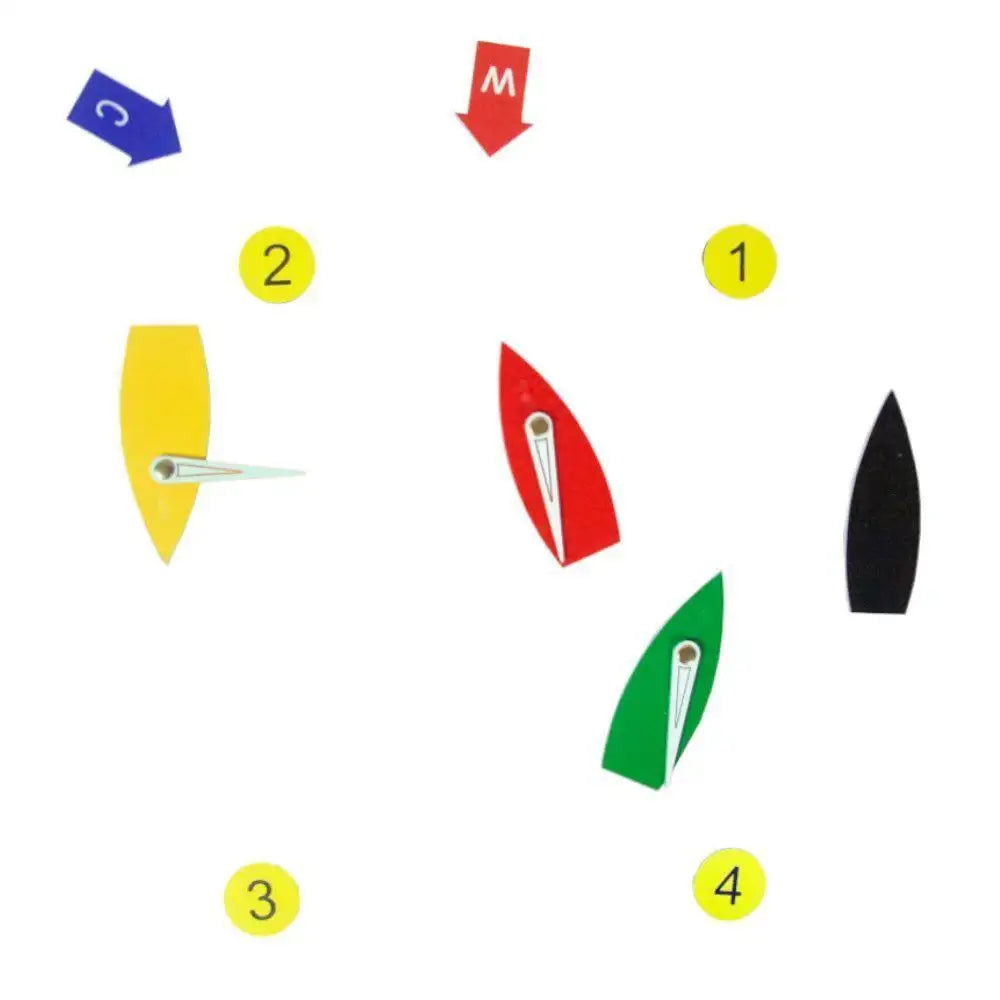 Juego reducido de barcos magnéticos para protestas 3