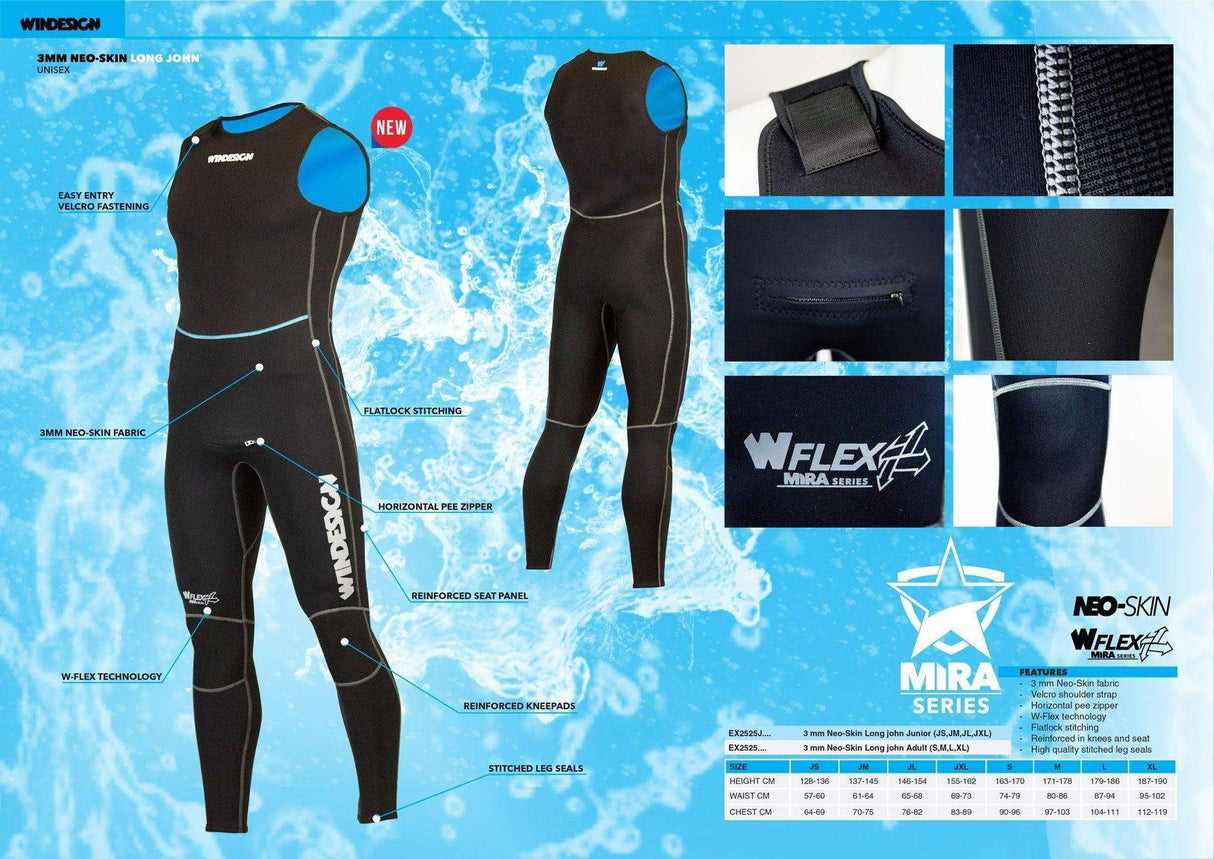 Traje de Neopreno Long John Windesign junior 9