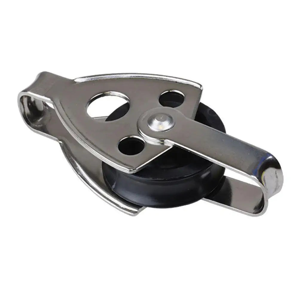 Polea simple 34 mm con arraigo