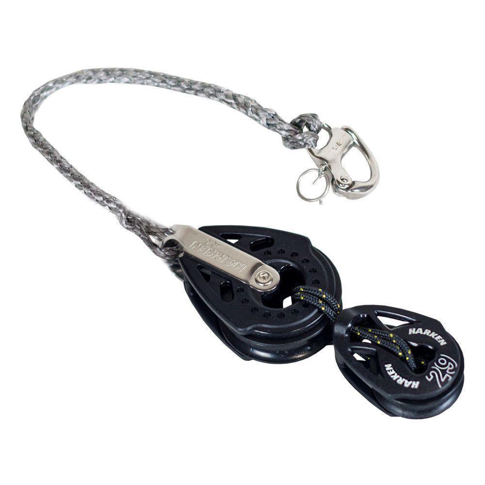 Poleas Harken 40/29mm unidas con fijación para Optimist