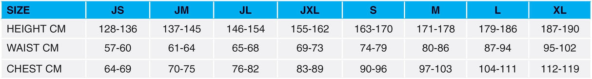 Traje femenino Long Jane Neo-Skin Windesign junior