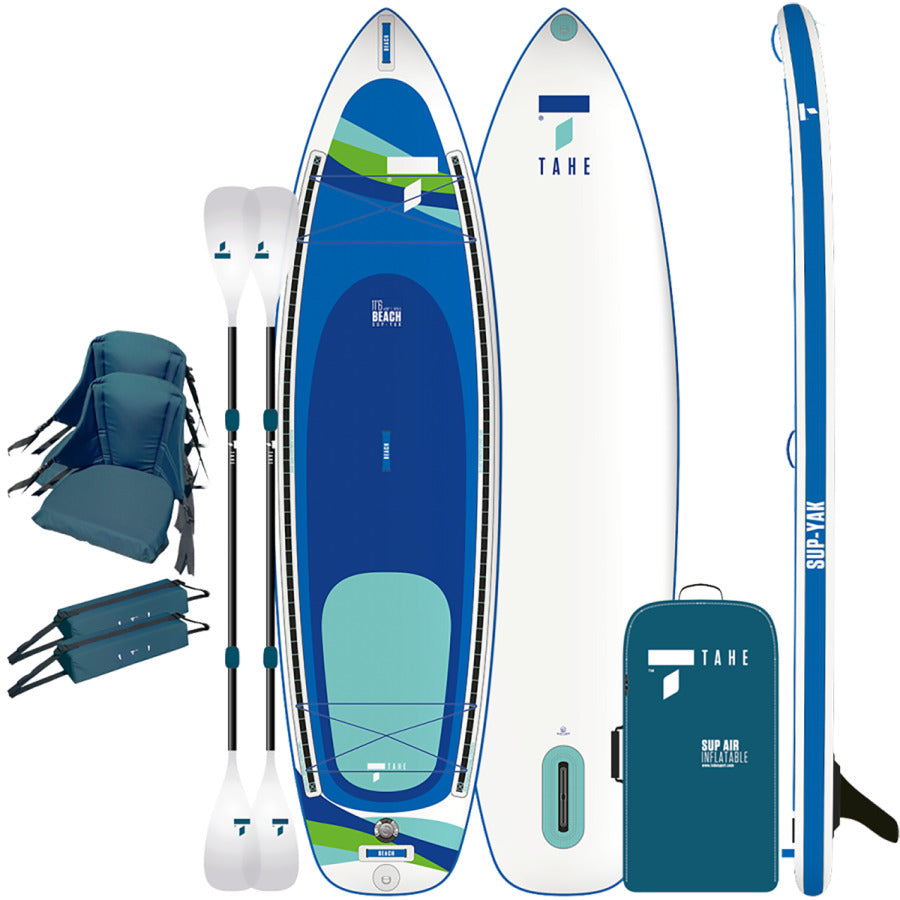 Tahe 11'6" Beach Sup-Yak + Kit Kayak Tandem