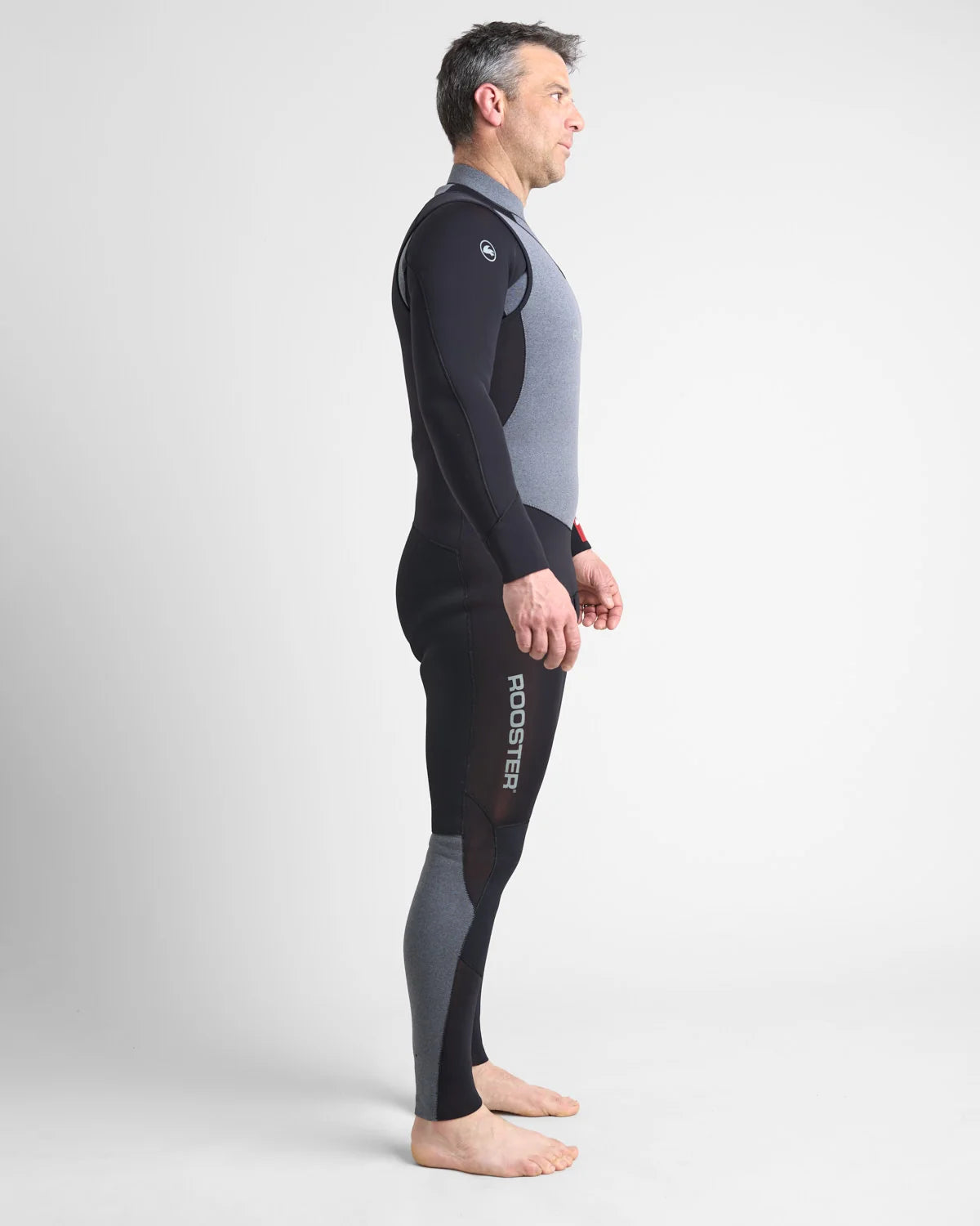 Traje Rooster Supertherm® 4 mm Long John — uso en agua, regatista en acción