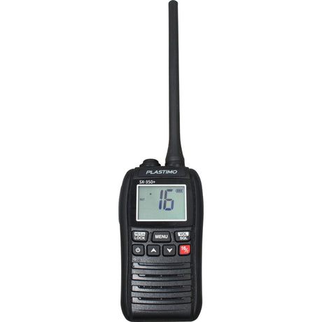 VHF portátil Plastimo SX-350 — vista frontal