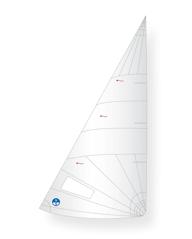 Foque North Sails 420 J-12 — foque polivalente para clase 420