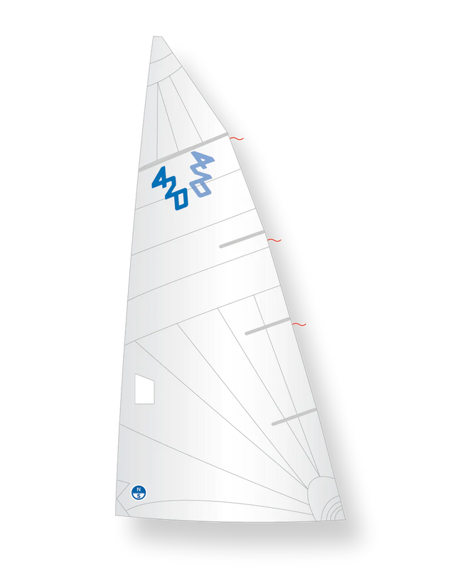 Mayor North Sails 420 M-12 — vela mayor para clase 420