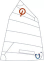 Vela de Optimist JSail Blue