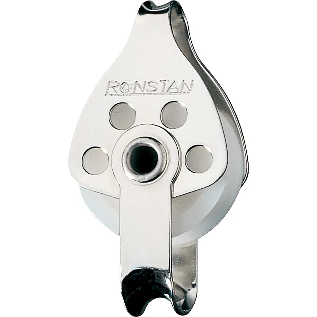 Polea simple con arraigo Ronstan de 29 mm
