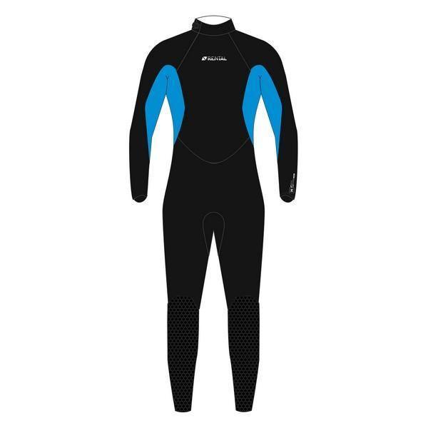 Magic Marine Rental Fullsuit 3/2 mm zip Flatlock unisex - Nautisurf.es 
