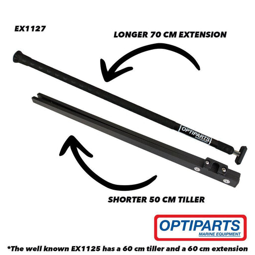Set de caña de 51 cm y stick de 70 cm para Optimist - Nautisurf.es 